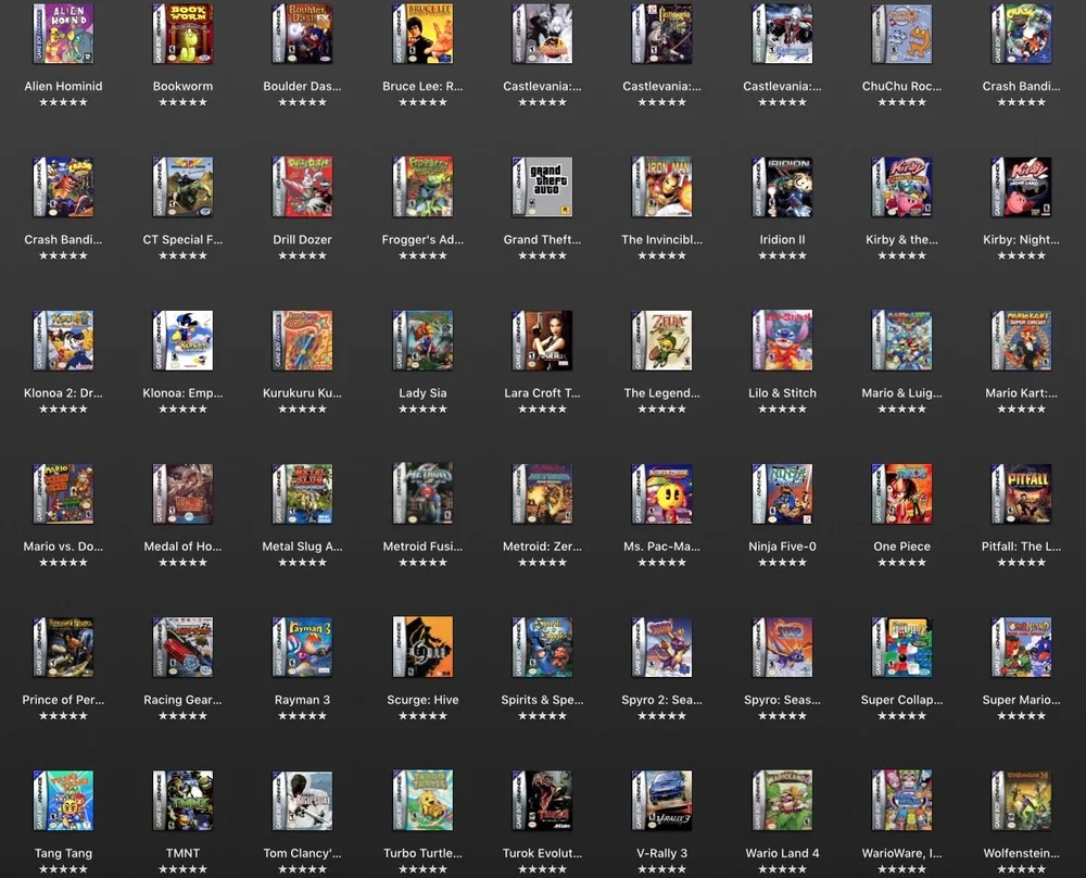 My “High 54” Best Gameboy Advance / GBA Games That Are Still Fun